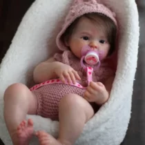 Bebê Reborn Realista com Silicone Mole: Toque Natural - Boneca Reborn  Original Silicone